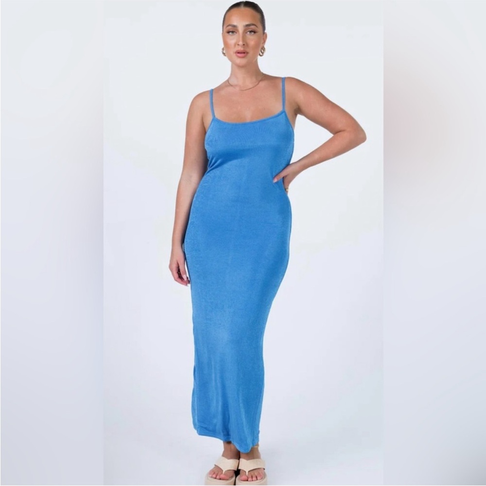Princess Polly Blue Maxi Dress - Picture 2 of 5